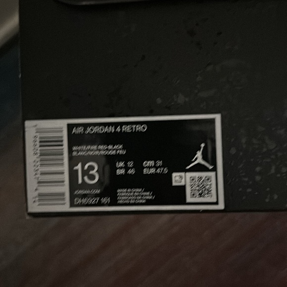 Jordan 4 Red Cement - Picture 2 of 2